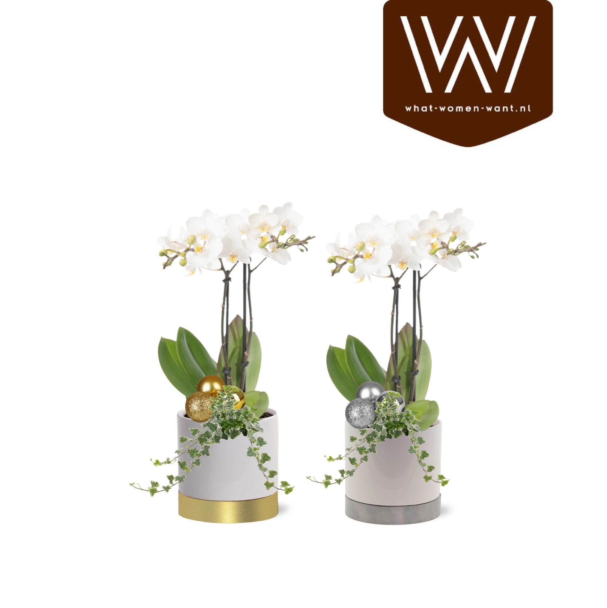 Kerst Arrangement Collectie "Top Blend" keramiek Emma, D 12