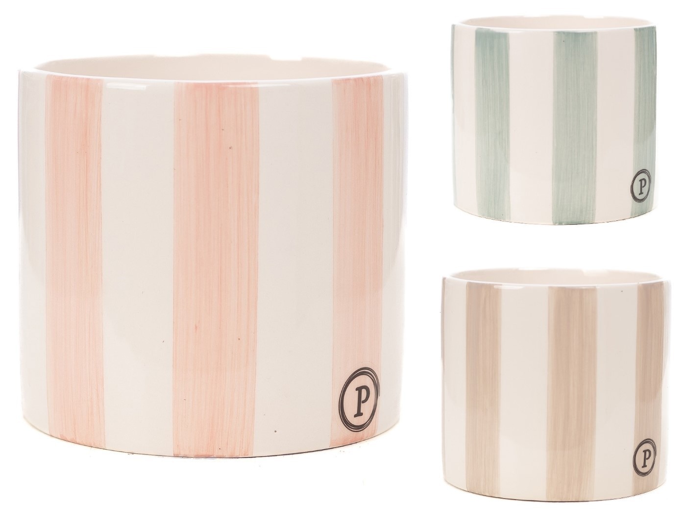 P&PURE Eline 2 ceramics 3 ass, D 13