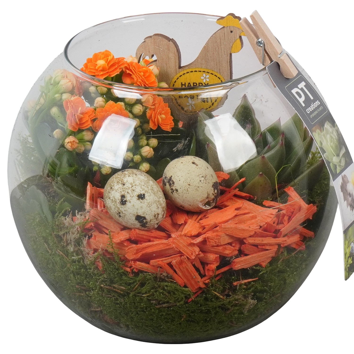 PTPG9400 Arrangement Easter in glas, D 16