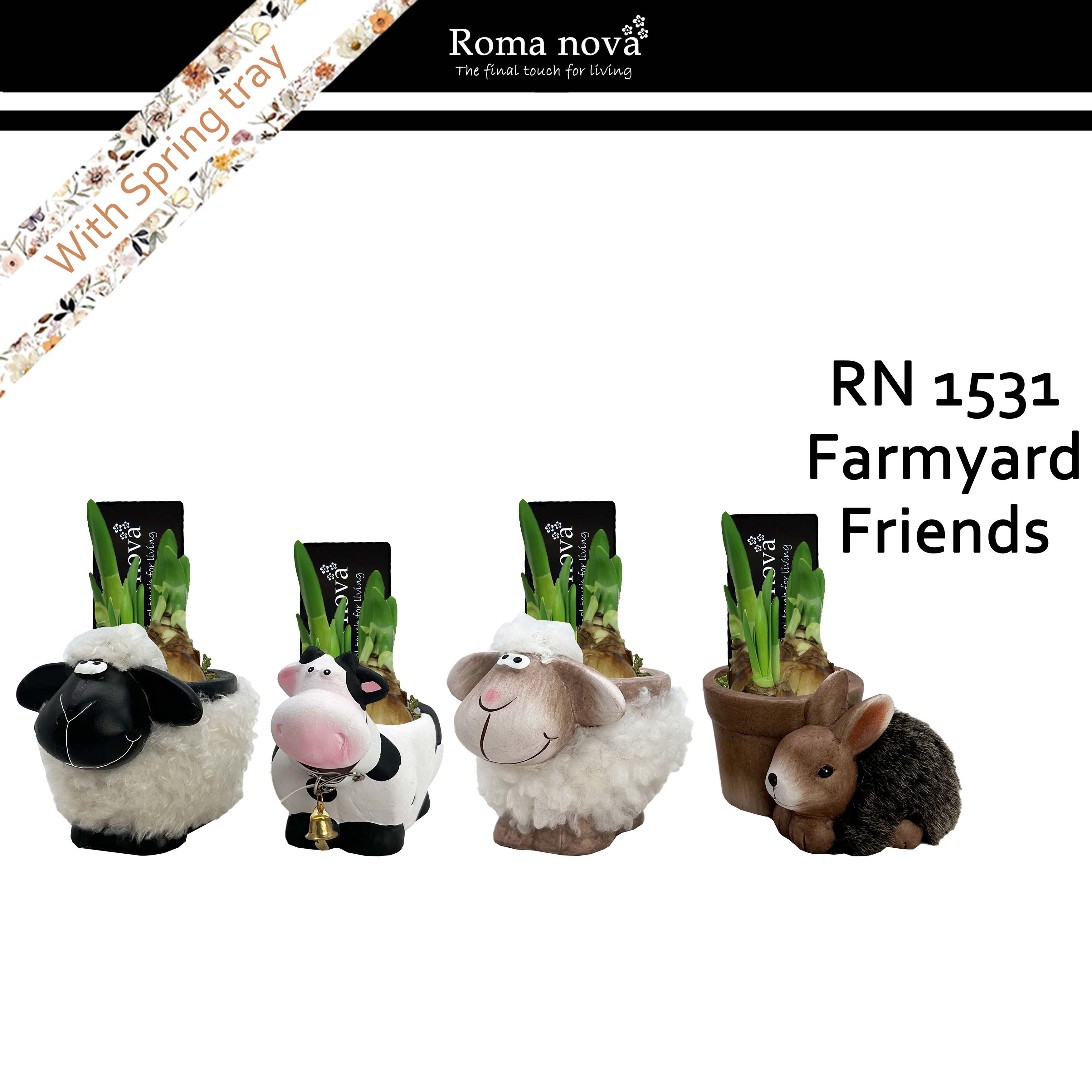 1531 - Farmyard Friends (Tete a Tete), D 12