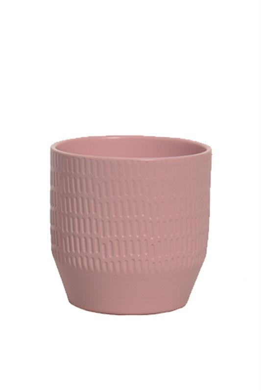 Tirza p12 scores silver pink matte, D 12 cm