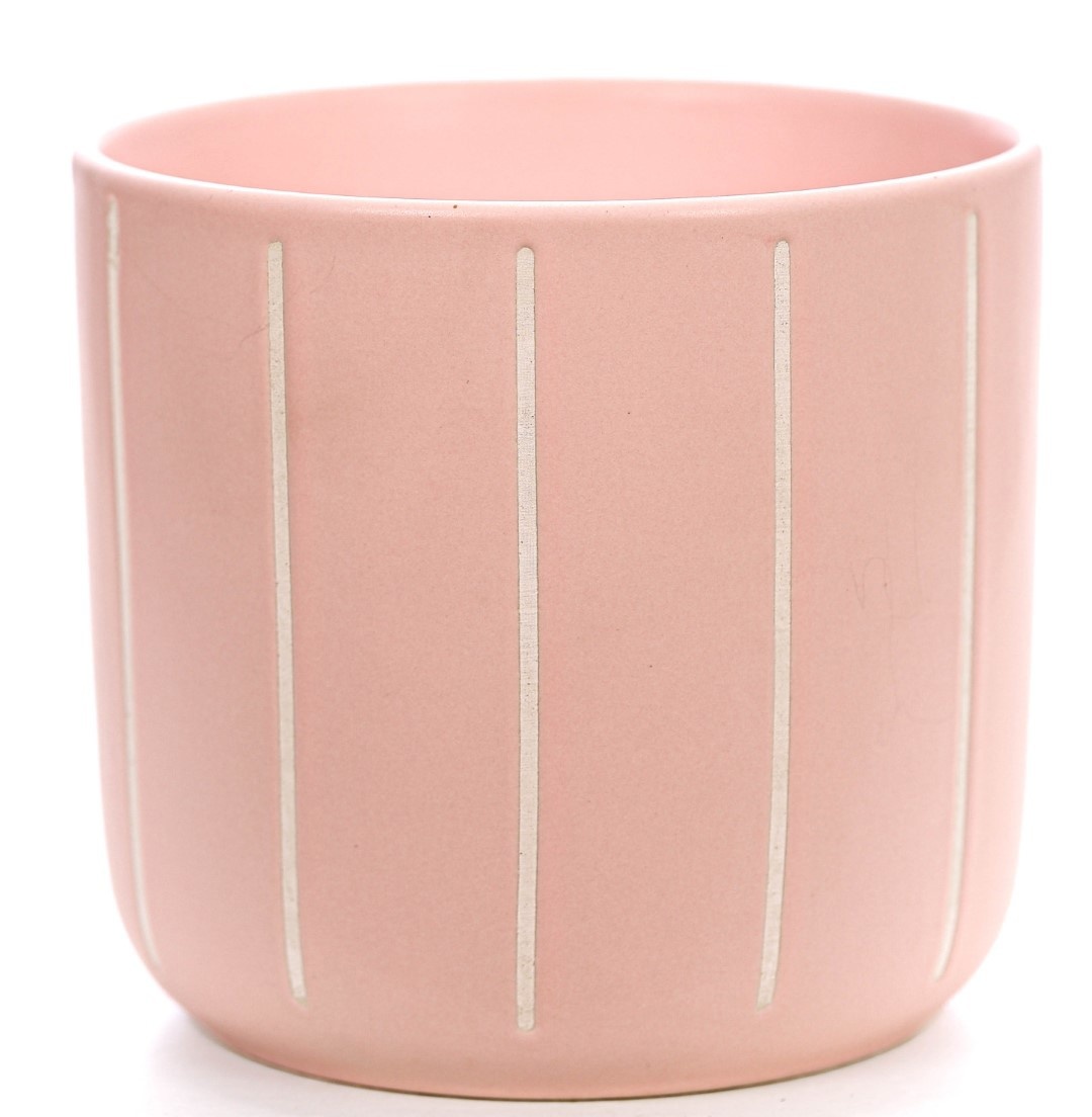 P&PURE Fleur ceramics pink, D 13