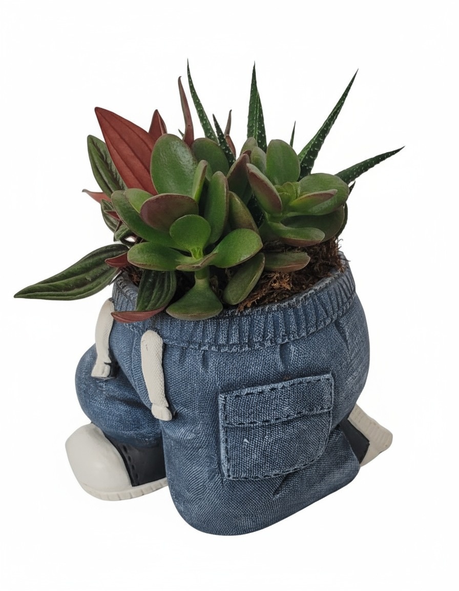 NEW 2026 JB15KNL Jeans Kneeling 15cm Blue Mini plant mix, D 15