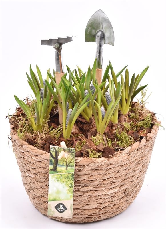 Touwmand naturel 18cm, D 18