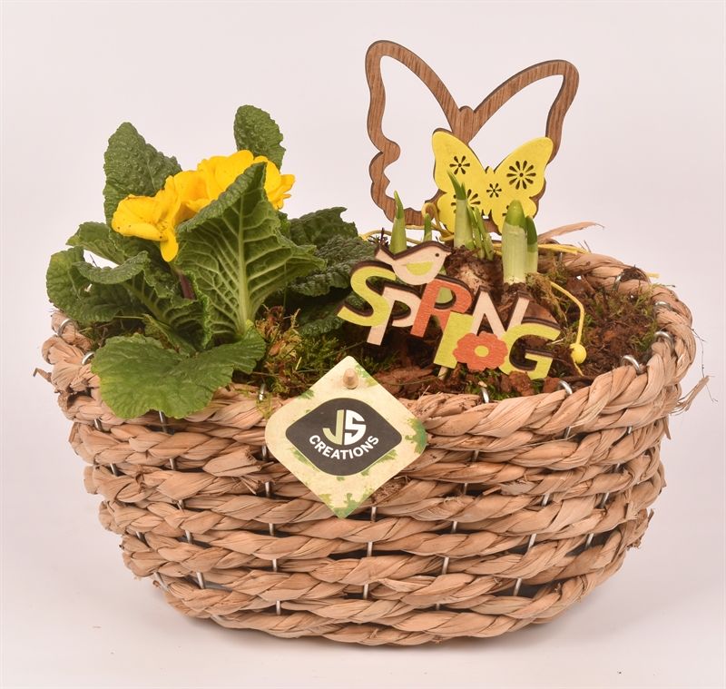 Maisblad gevl. ovaal 24x15cm, D 24