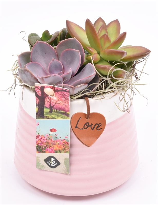 Keramiek love hanger 11cm, D 12