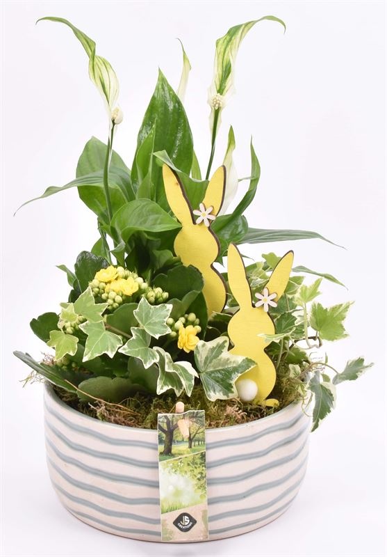 Keramiek schaal golf 18cm, D 18