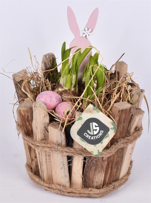 Sprokkel hout 17,5cm, D 18