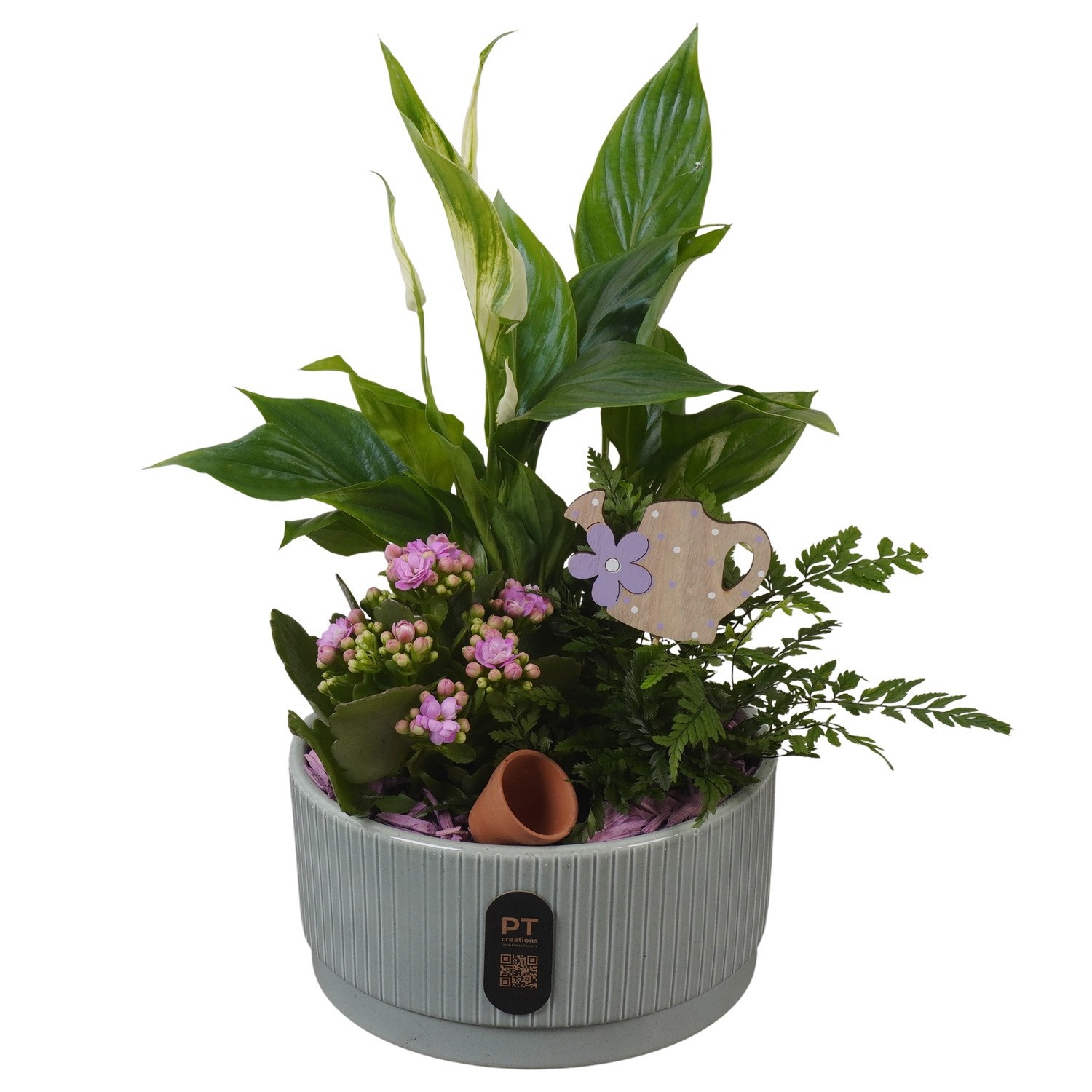 PTIB5130 Arrangement Indoor in keramiek schaal, D 19