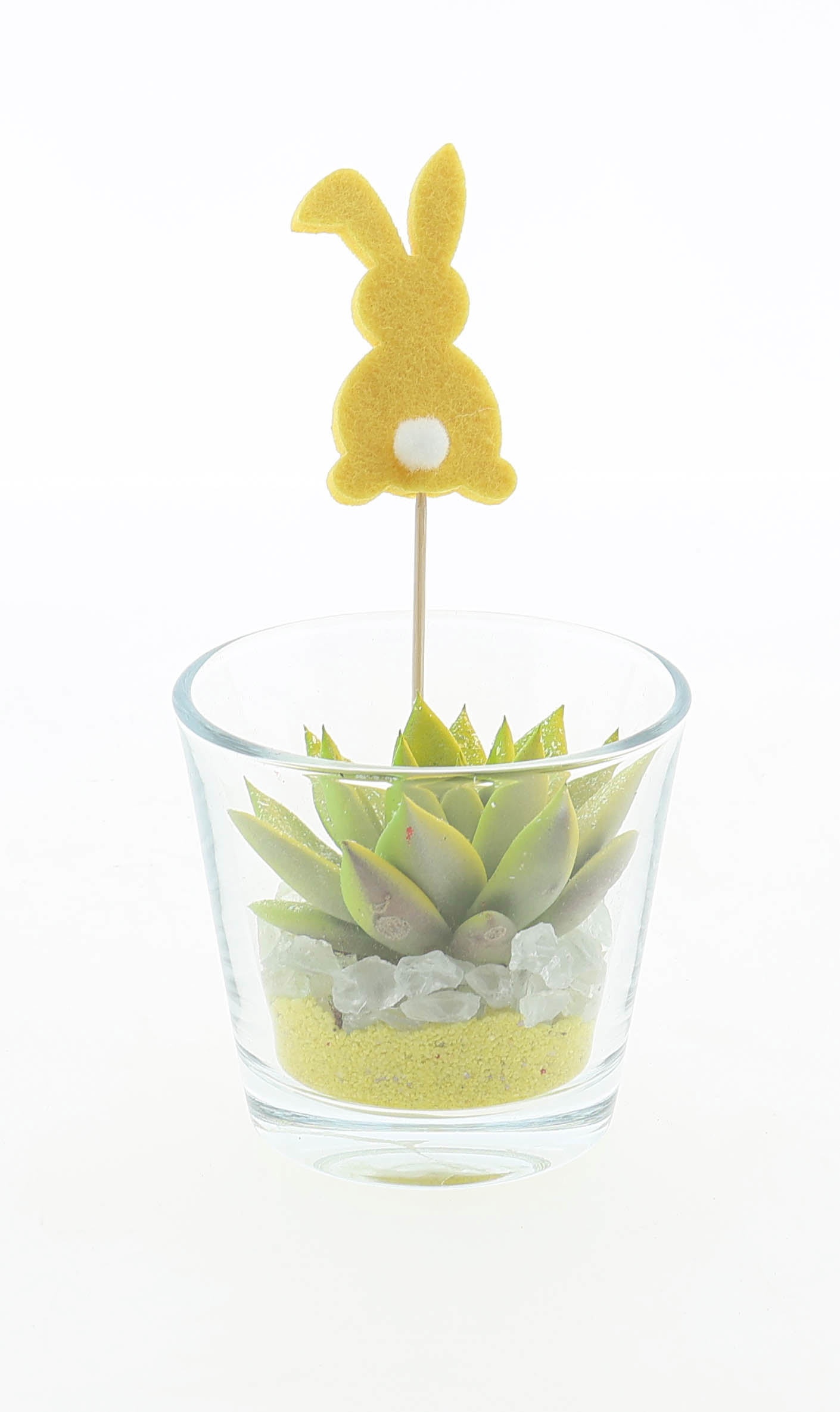 Miranda multi glitter in glas + bunny, D 8