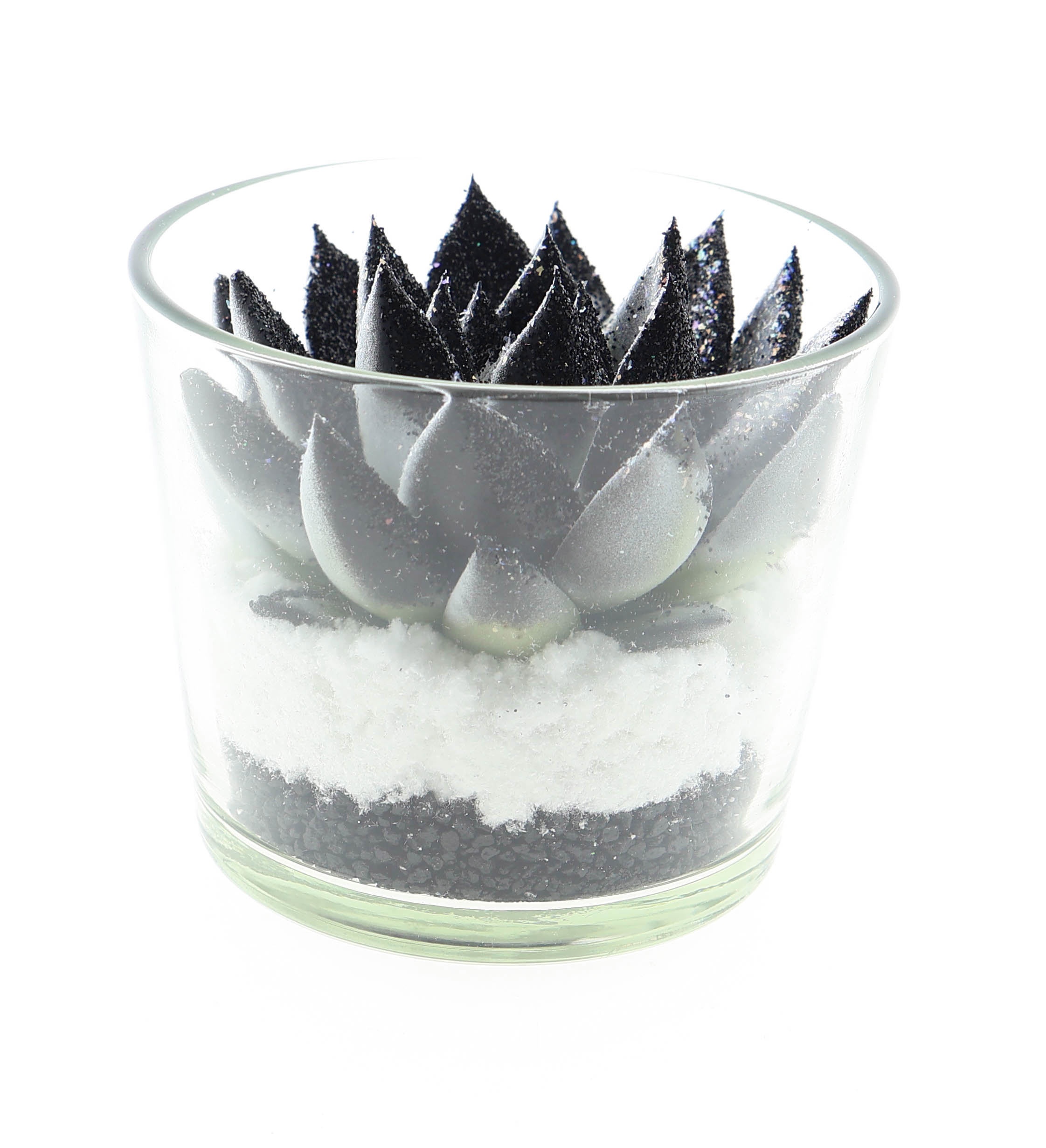 Miranda black&white in glas, D 10