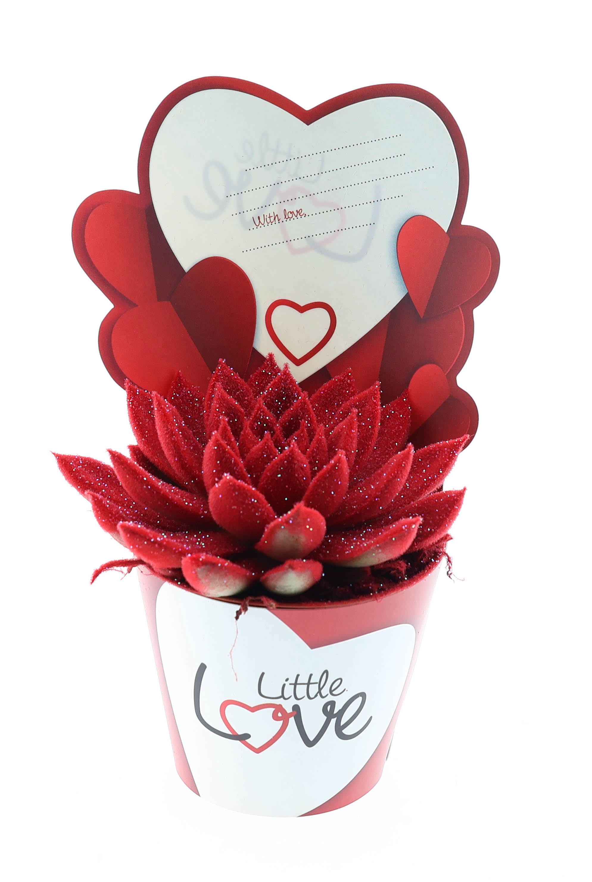 Potcover little love miranda velvet + glitter, D 8,5