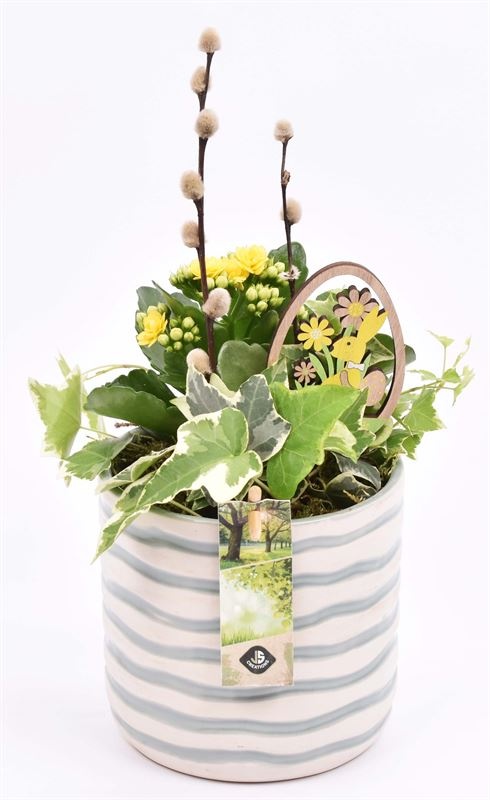 Keramiek pot golf 13cm, D 13