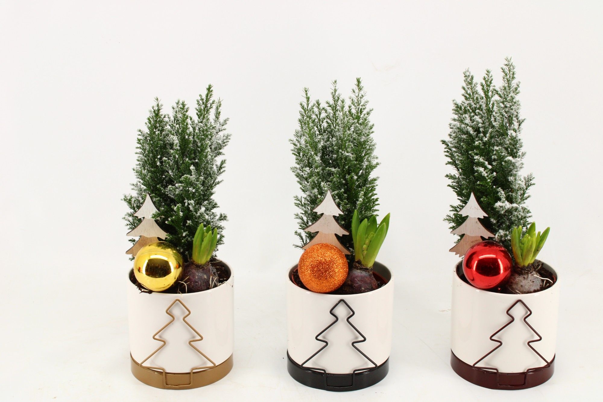Kerst Arrangement Collectie "Glam Empire" keramiek Tree, D 12