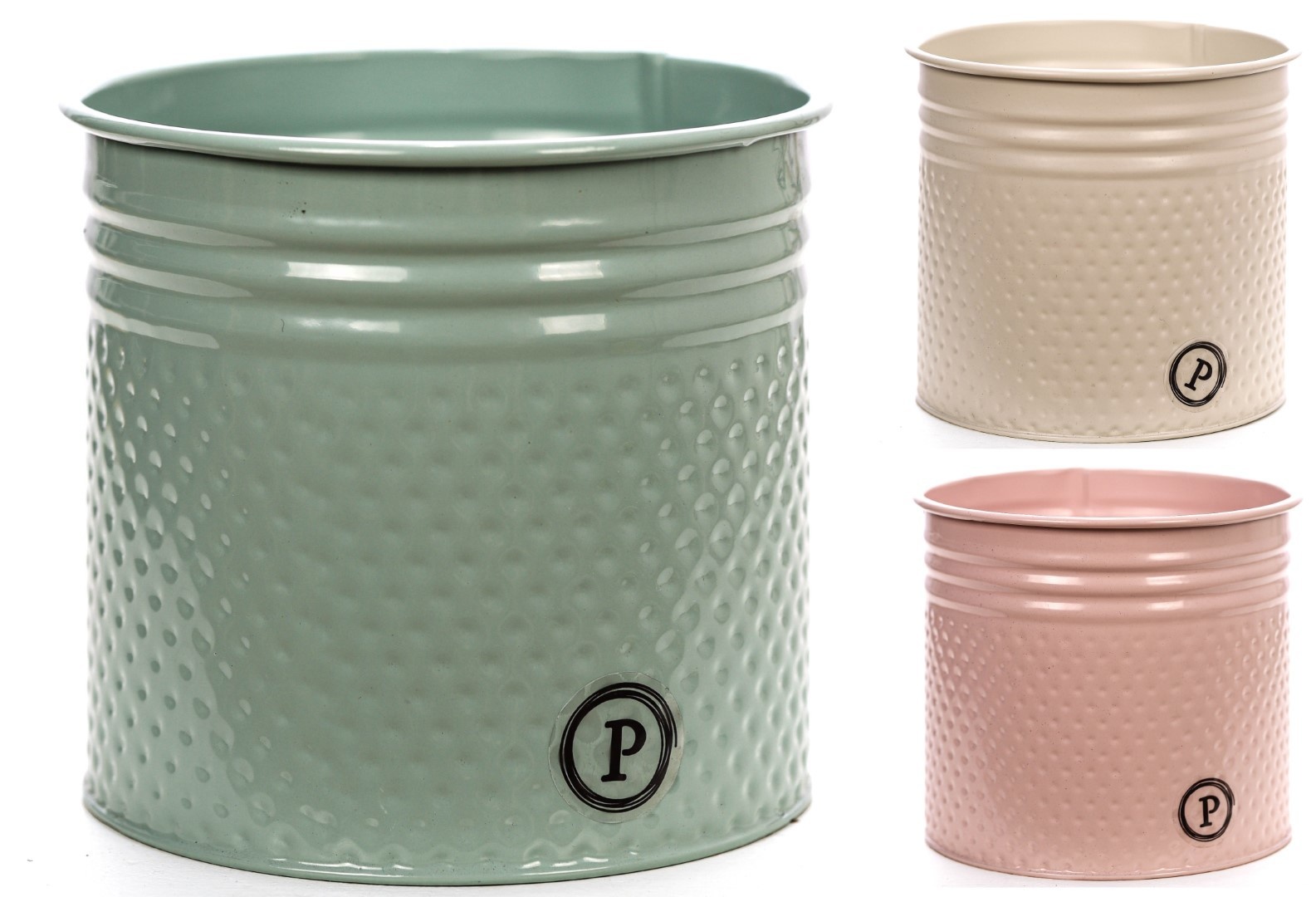 P&PURE Zinc pot Louise 4 mix, D 13