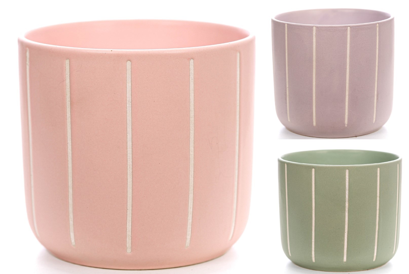 P&PURE Fleur ceramics 3 ass., D 13