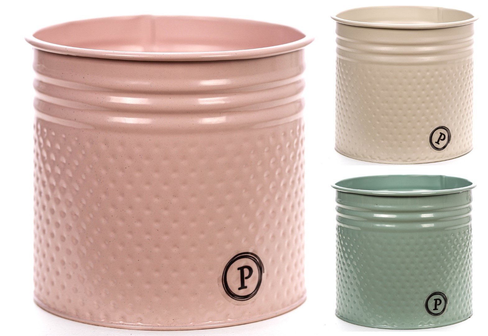 P&PURE Zinc pot Louise 4 mix, D 13