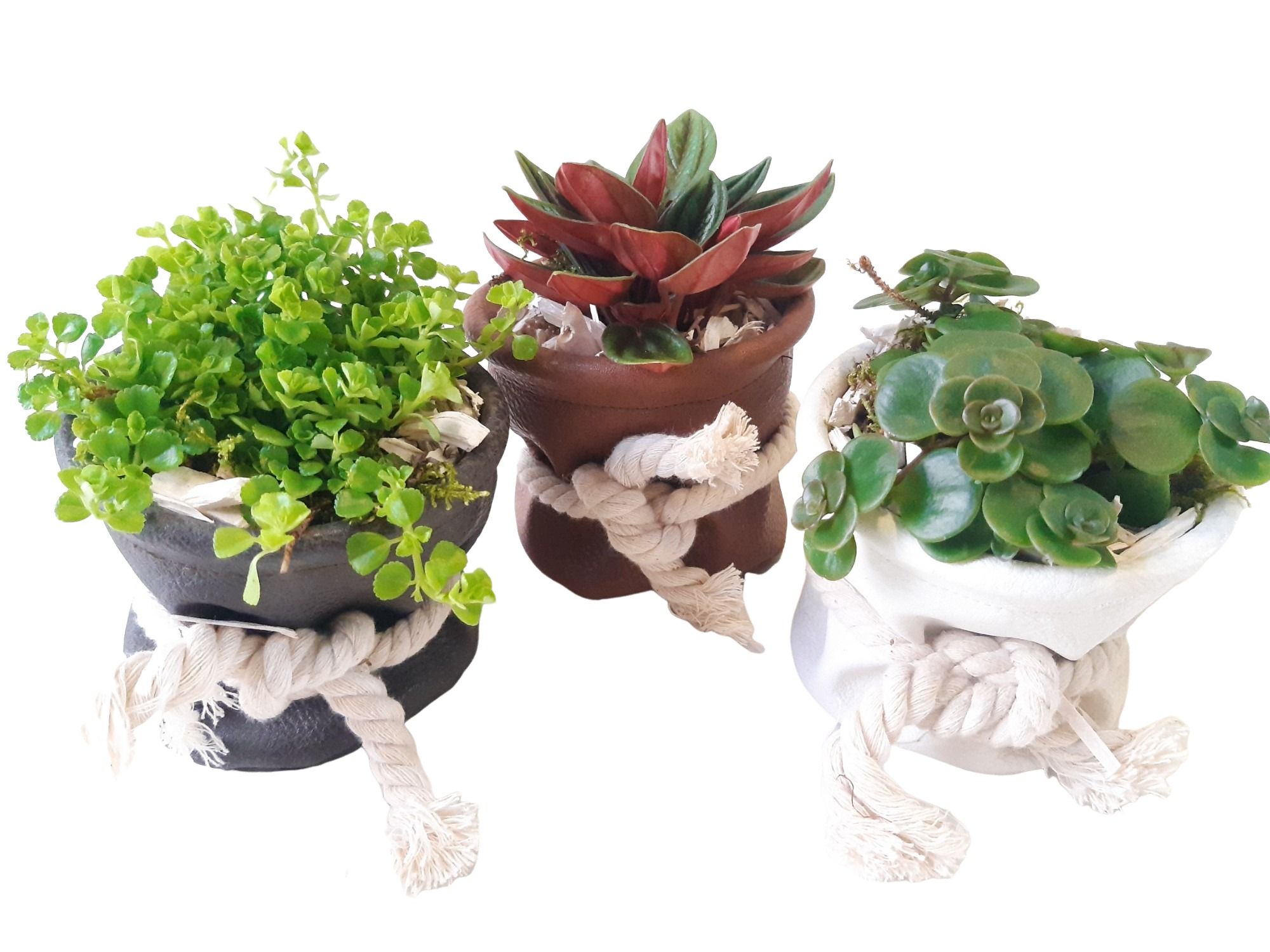 LB8MIX MiniLeather Bag Groenmix, D 8