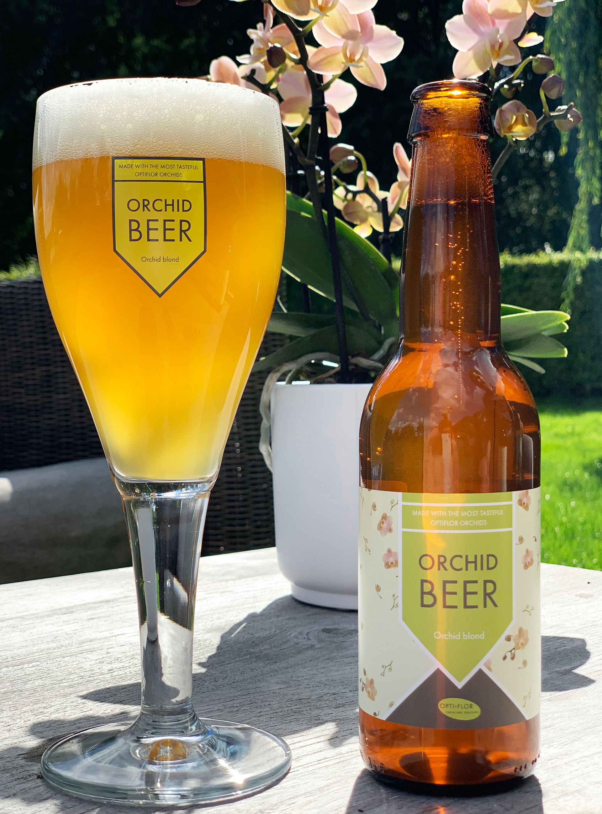 Orchideeën Bier doos van 24 flesjes, D 0 cm