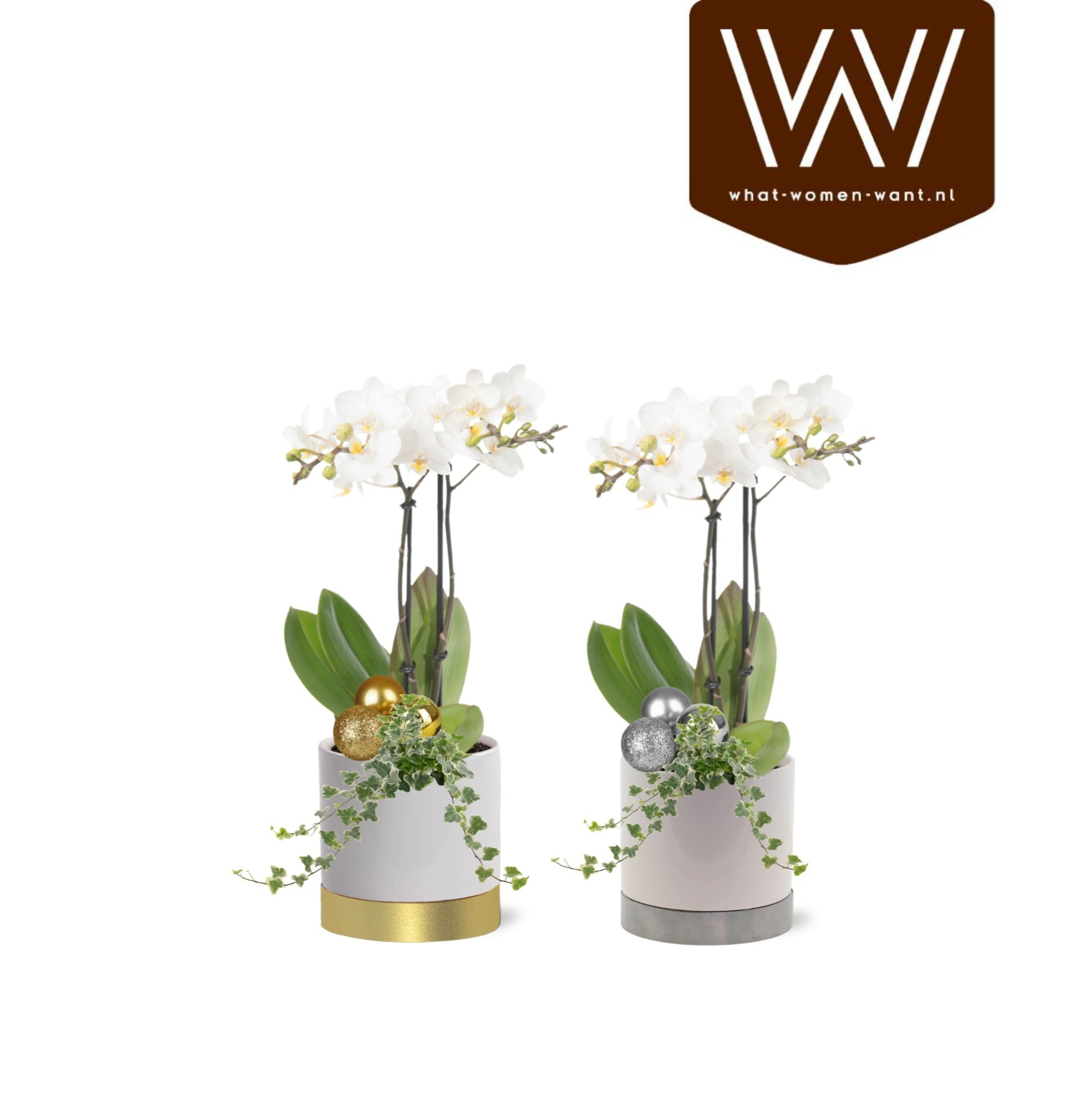 Kerst Arrangement Collectie "Top Blend" keramiek Emma, D 12