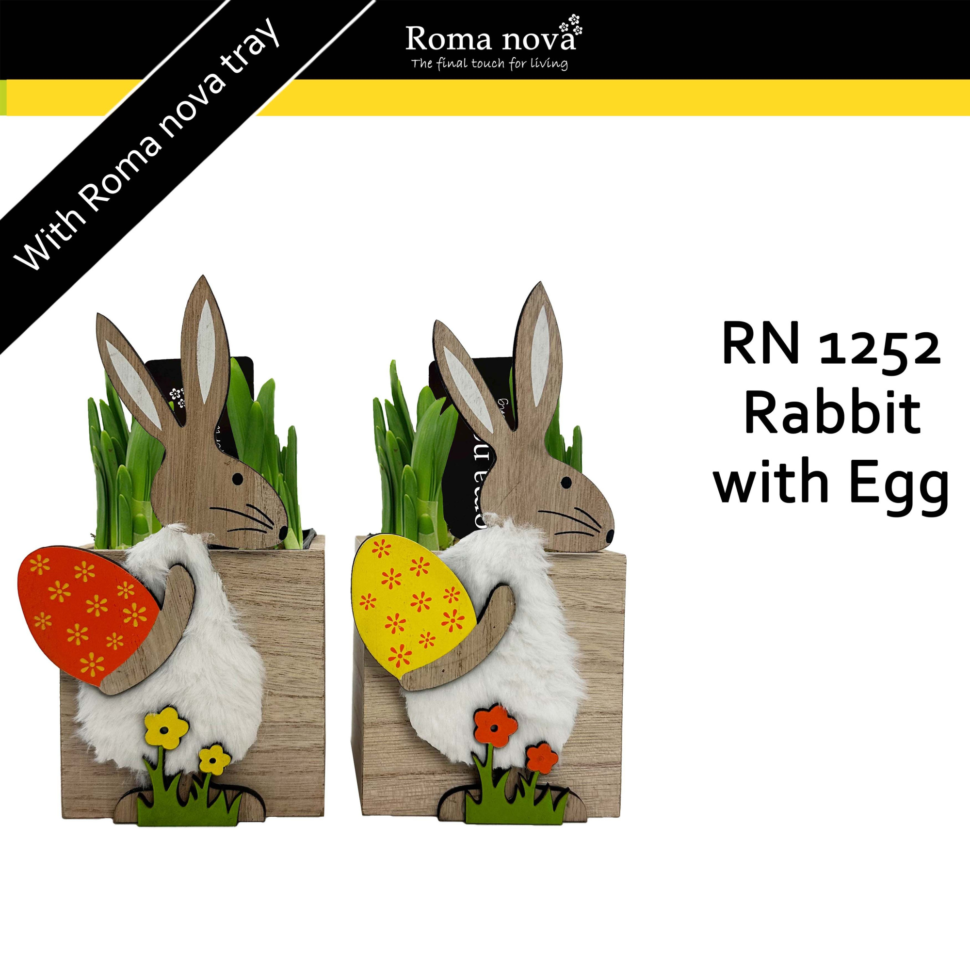 1252 - Rabbit with Egg (Tete a Tete), D 11