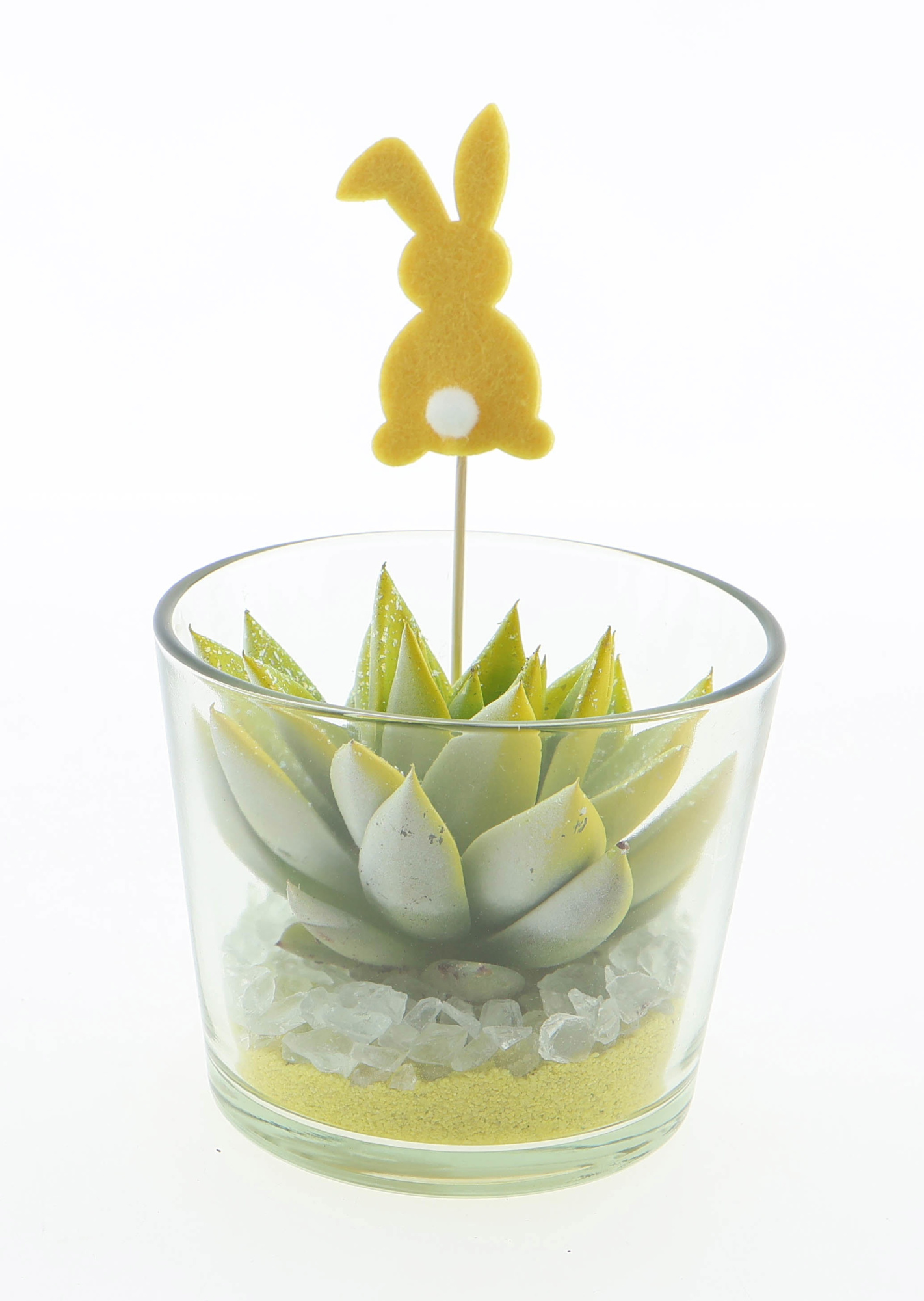 Miranda easter multi glitter in glas + bunny, D 10