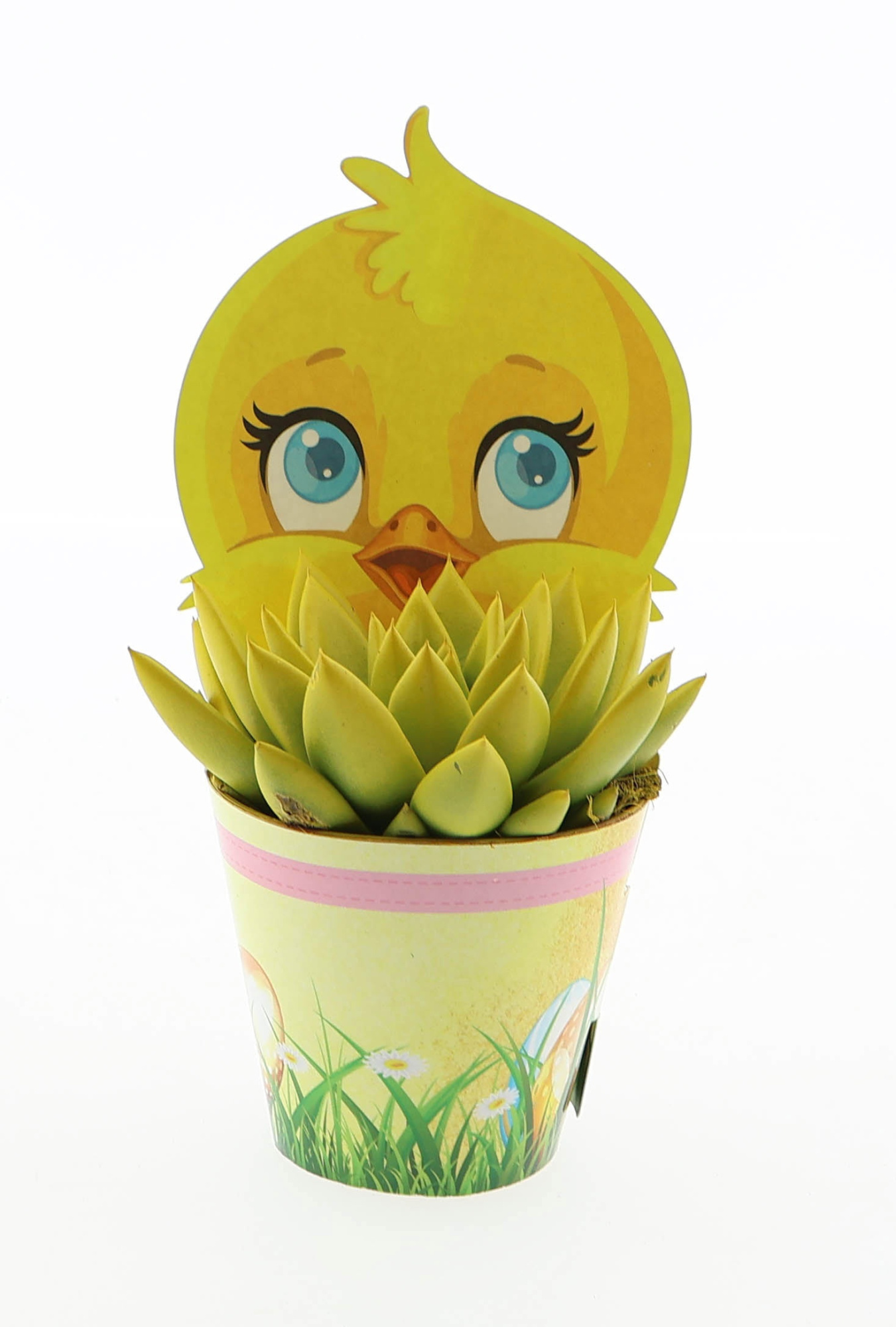 Potcover kuiken miranda geel, D 8,5