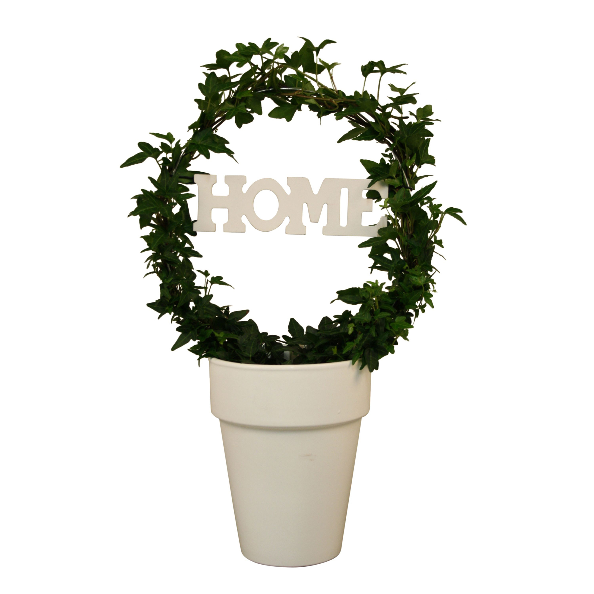 Hedera boog + home in keramiek, D 13