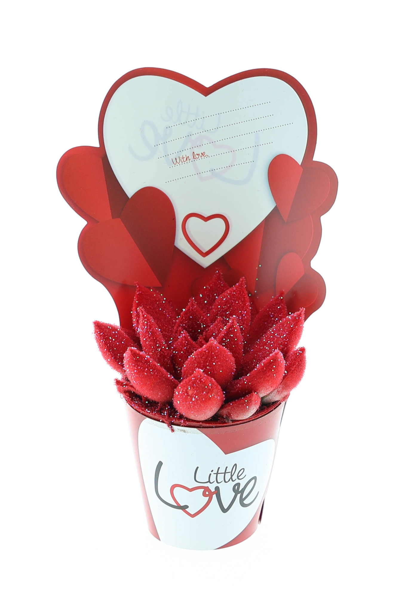 Potcover little love miranda velvet + glitter, D 5,5