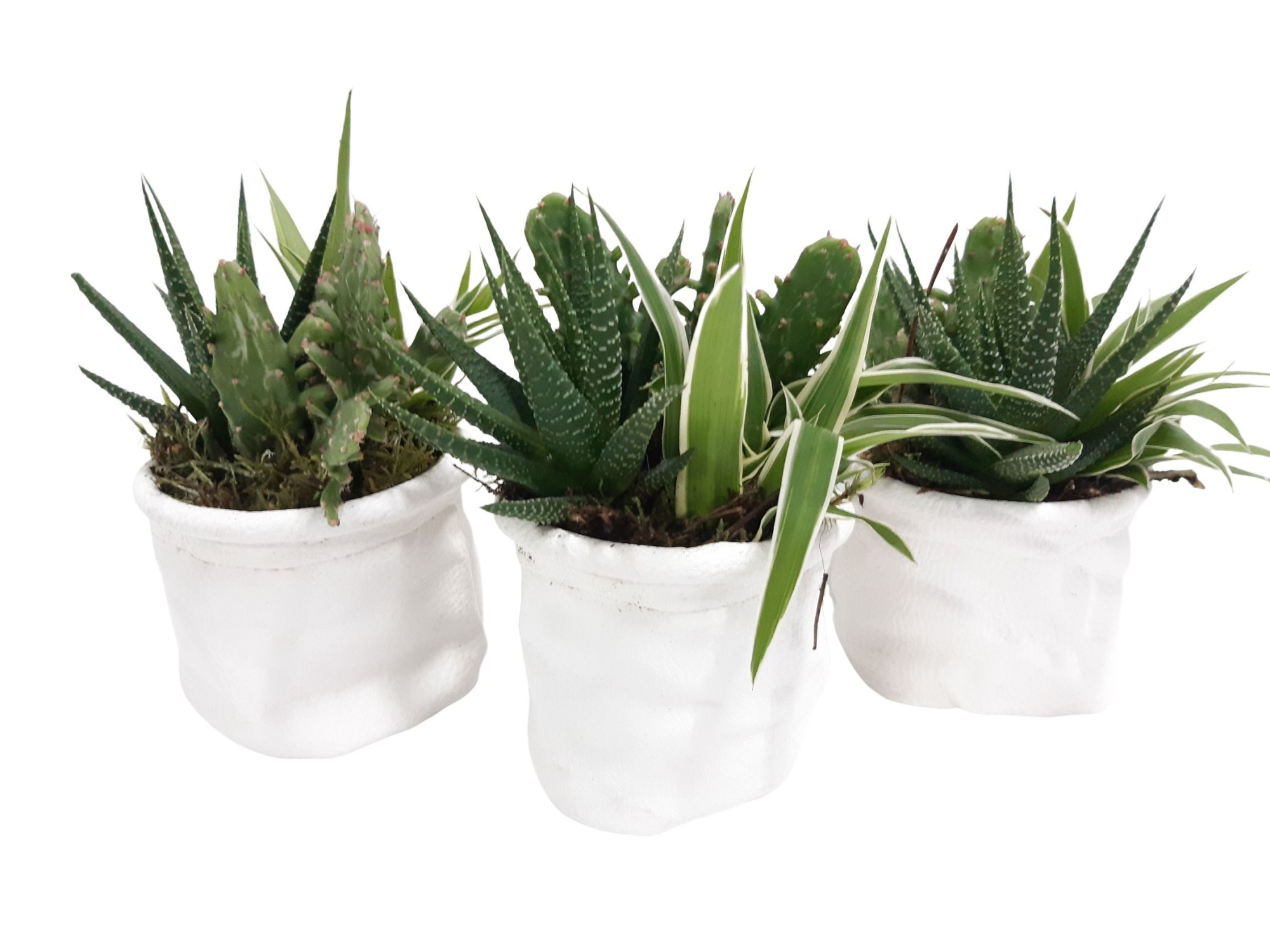 LB8WHGMX MiniLeather Bag White Groenmix, D 8