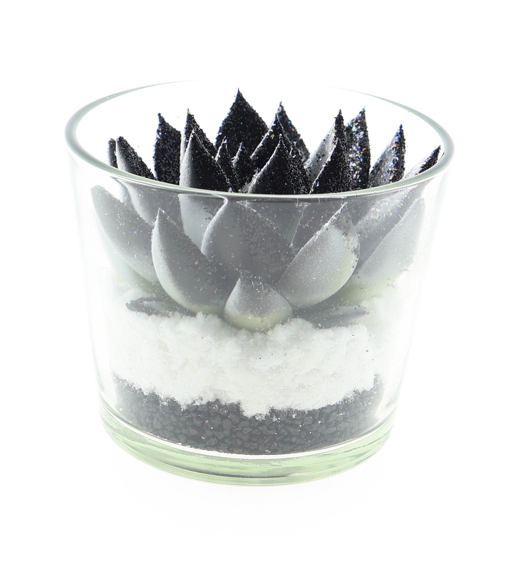 Miranda black&white in glas, D 10