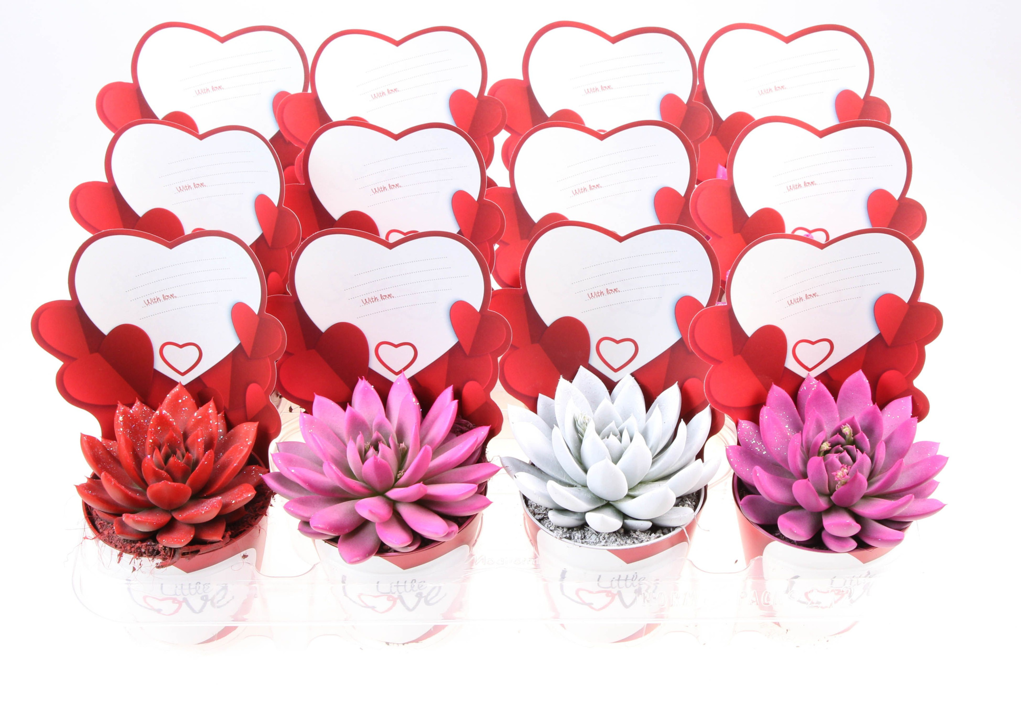 Potcover little love Miranda rainbow + glitter, D 8,5