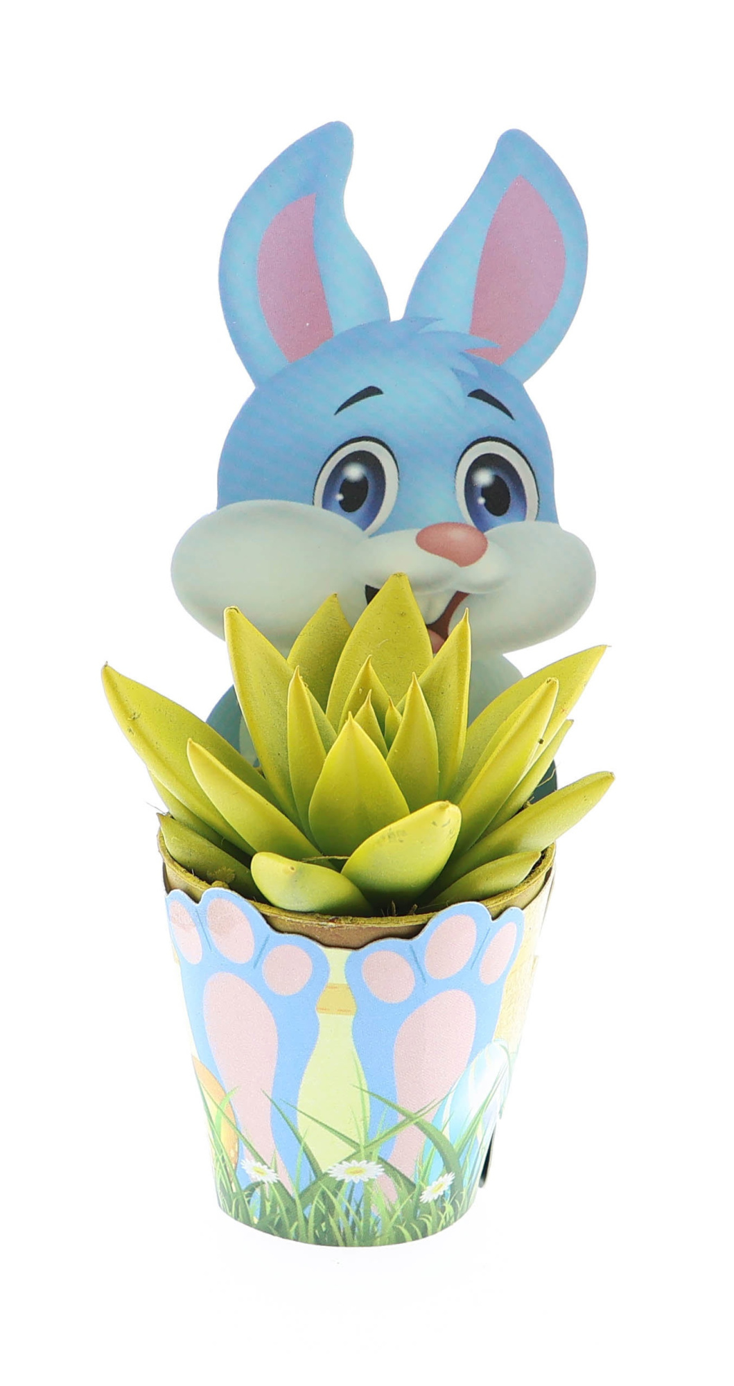 Potcover paashaas mix geel, D 5,5