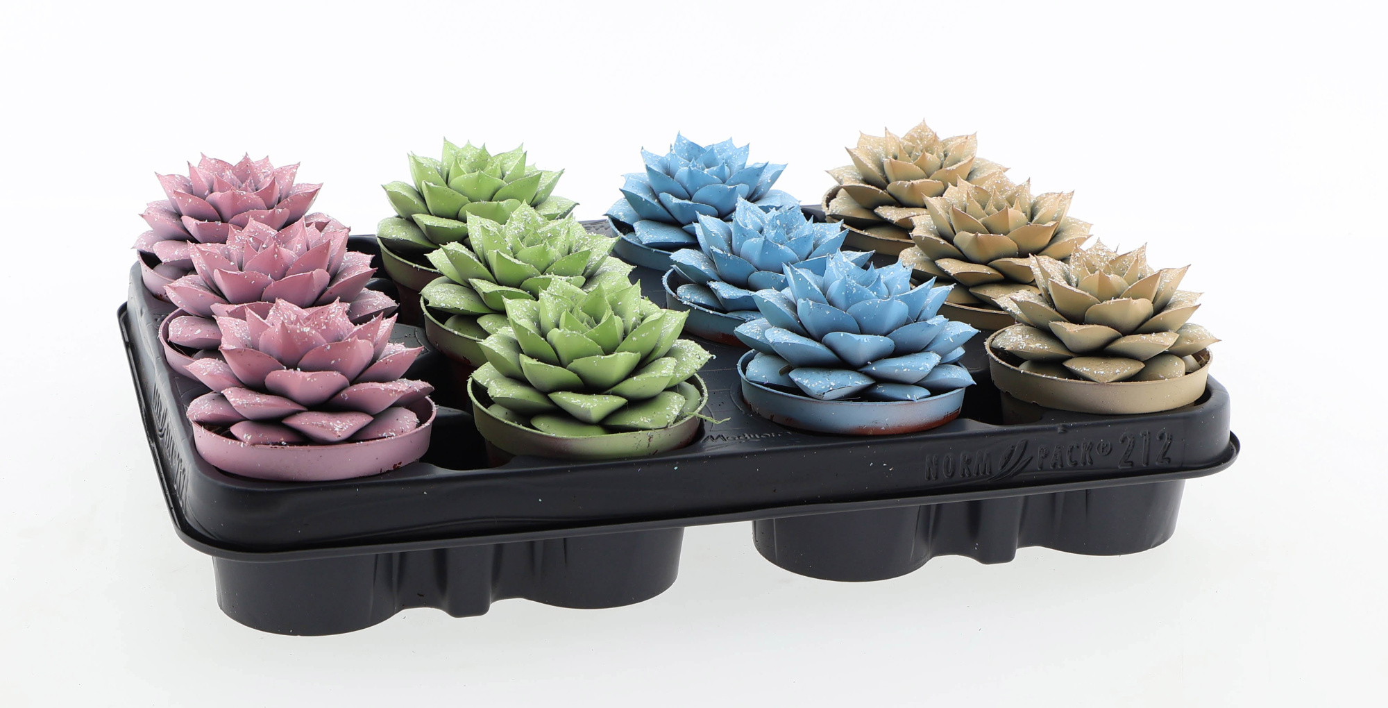 Purper pastel glittermix, D 8,5