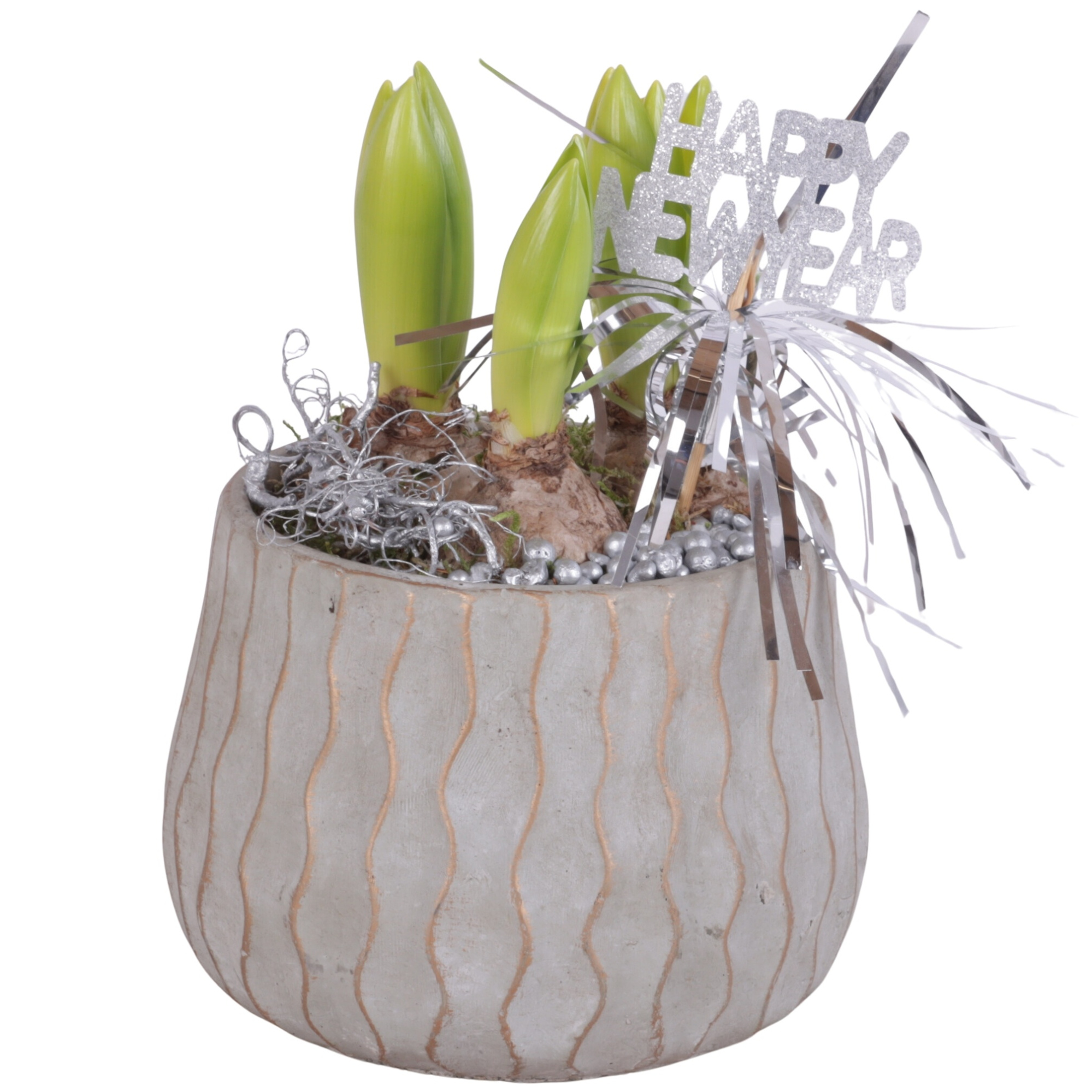 New Year Arr. Hyacint Ceramic Pure Luxury N569 Ø16cm 3PP, D 16 cm