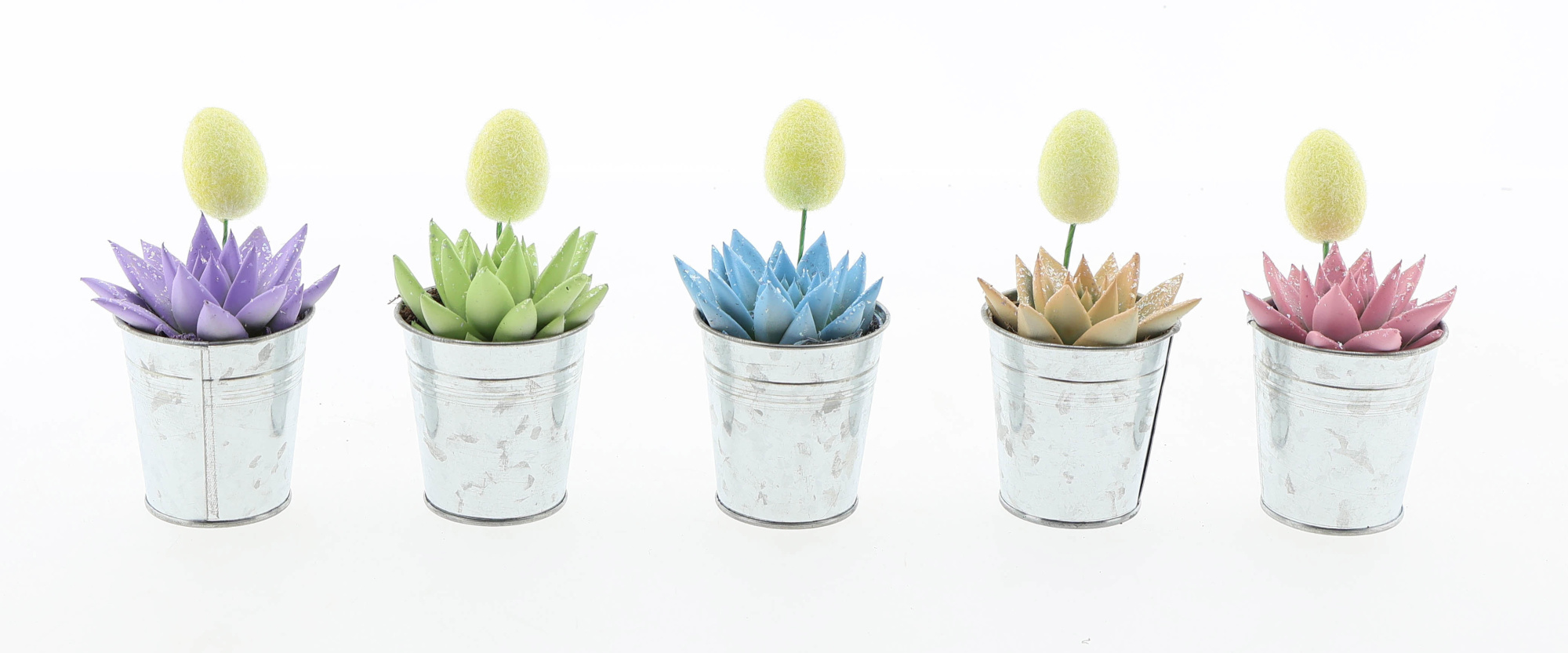 Zink pastel glittermix + ei, D 7